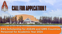 Học bổng Nhân lực các Quốc gia ASEAN-GMS - Đại học Khon Kaen Thái Lan